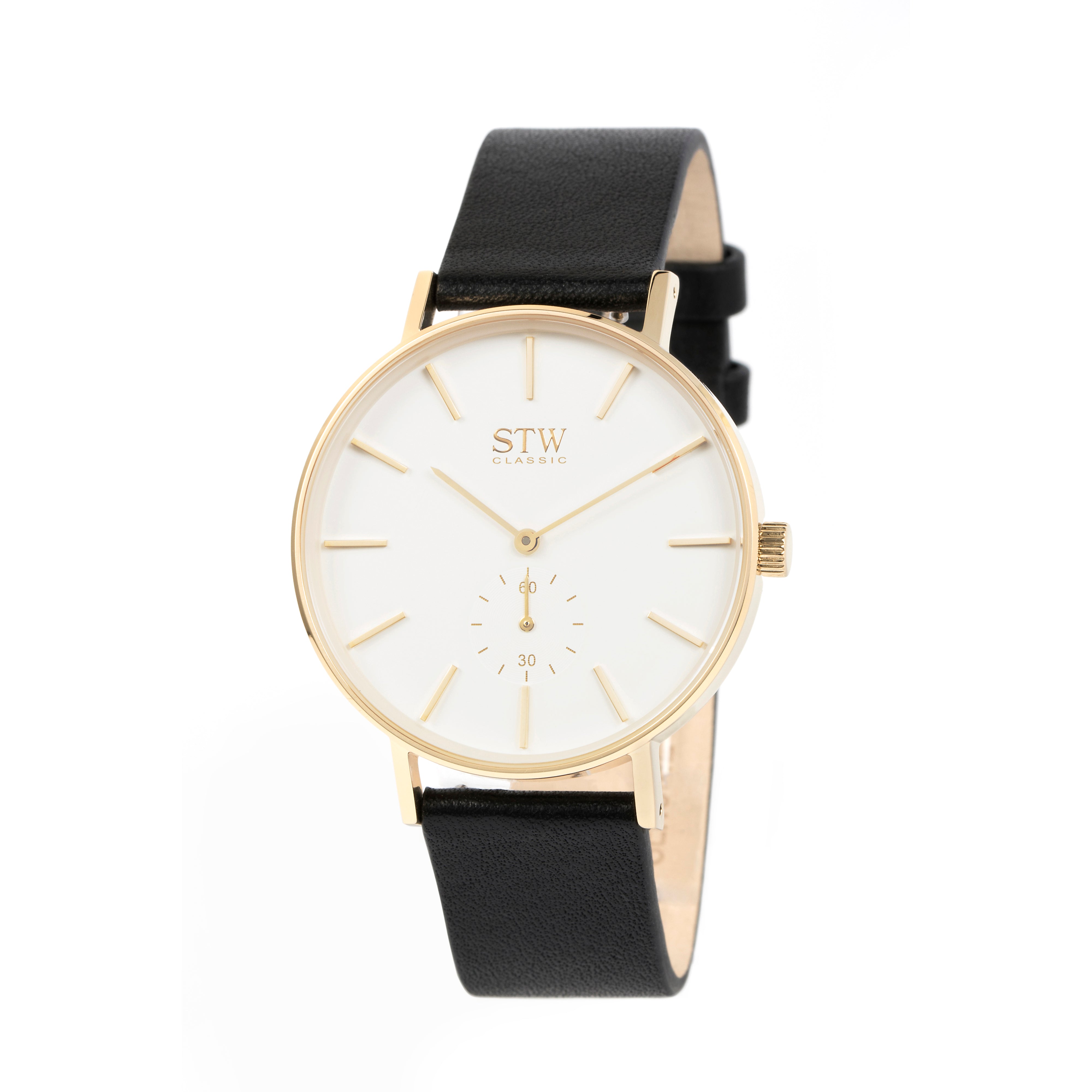 THE CLASSIC -  WHITE DIAL / YELLOW GOLD MESH BAND WATCH